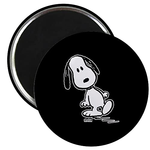 CafePress Peanuts Snoopy Magnets 2.25" Round Magnet, Refrigerator Magnet, Button Magnet Style