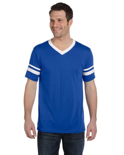 Augusta Sportswear Sleeve Stripe Jersey, XL, ROYAL/WHITE