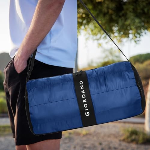 Image of Giordano Duffel Gym Bag : Your Ultimate Workout Companion | Duffle Bag for Travel | Compact,Stylish and Comfortable for Travelling |Suitable for Men and Women
