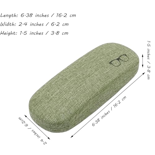 Image of Eyeglasses Case Eye Glasses Box Eyewear Container Protector Cover Sunglasses Bag Hard Shell Protective Pouch