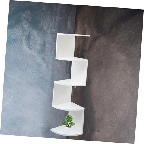 Étagère murale en bois blanc solution gain de place petits espaces