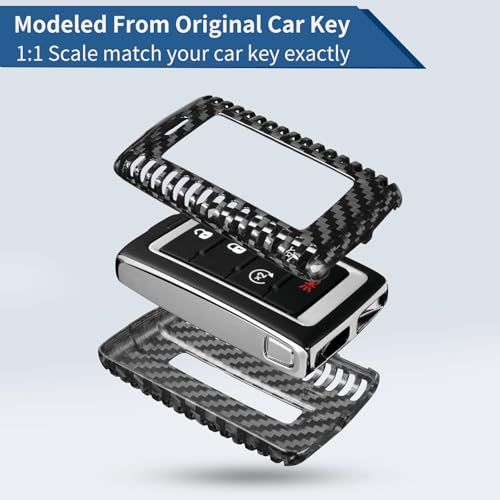 Coque clé carbone Jeep Grand Wagoneer cadeau idéal - 4