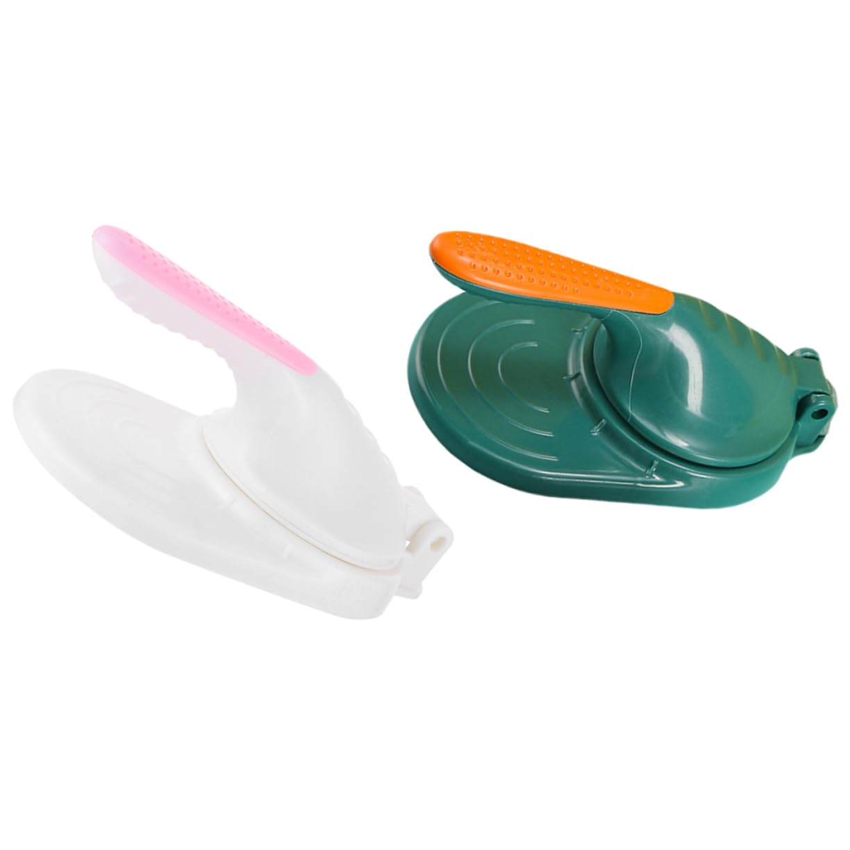 KICHOUSE 2Pcs Dumpling Skin Pressers Manual Dough Pressing Tools for Quick Dumpling Wrappers Food Grade Kitchen Cooking