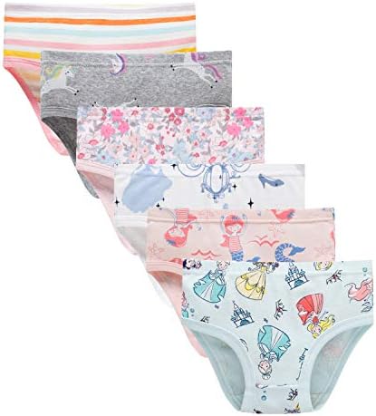 Hahan Baby Soft Cotton Panties Little Girls'Briefs Toddler Unicorn Underwear 3/4T Multi Color