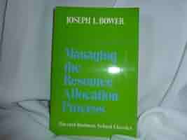 洋書 Managing the Resource Allocation Process Amazon.com: Managing the Resource Allocation Process: A