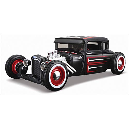 Koenig-Tom 1929 Ford Model A Hot Rod Kit – Modellauto-Kit – Metall & Gummi – ab 14 Jahren