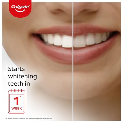 Colgate Visible White Toothpaste 200g (Combo Pack of 2 x 100g) Teeth Whitening Starts in 1 week, Safe on Enamel, Stain Removal and Minty Flavour... - Image 4