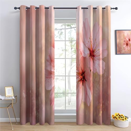 Blackout Curtains for Bedroom and Living Room, Chic Dreamy Romantic