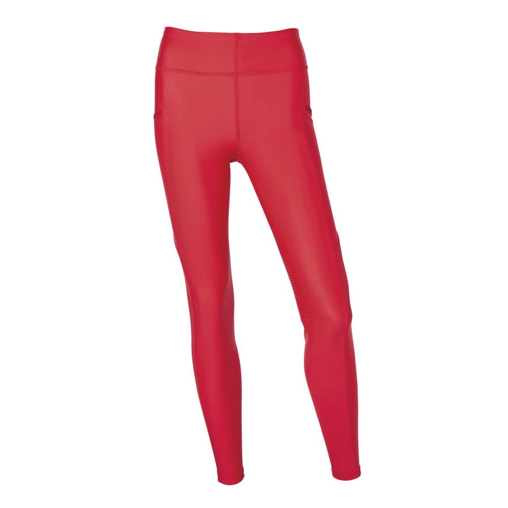 Dover Saddlery Riding Sport Ladies' Danville Knee-Patch Tight, Size Medium, Red