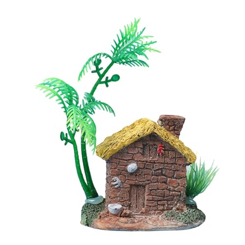 Greabuy Decorazione per acquario in resina naturale, decorazione per acquari