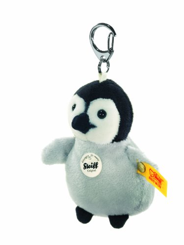 Preisvergleich Produktbild Steiff 112218 - Schlüsselanhänger Pinguin, graun / schwarz / weiß