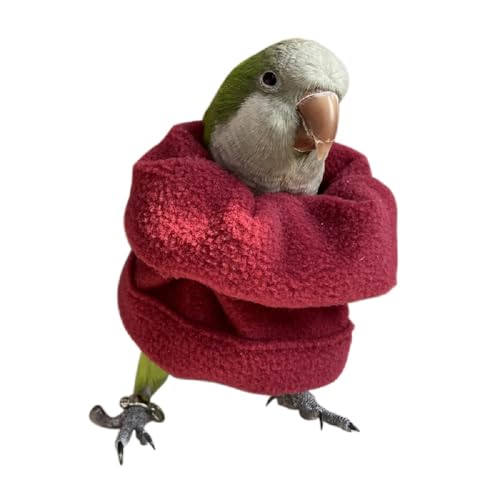 PARREN Parrot, Bird Safe and Practical Cotton Collar to Prevent Bites and Licking Wounds, to Help heal (3XL), Fuchsia
