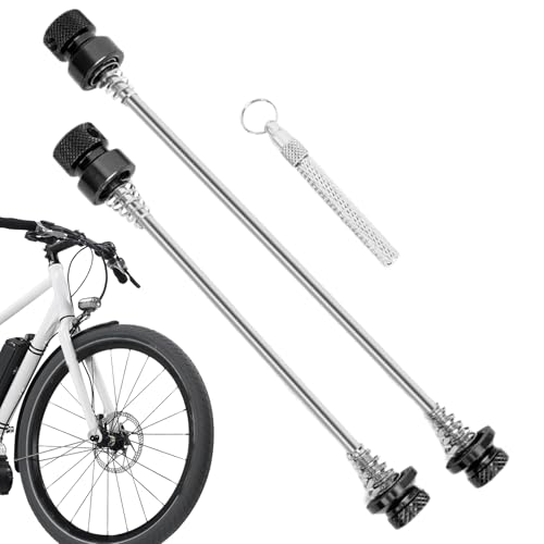 Brochettes de moyeu de roue antivol pour axe de vélo à blocage rapide