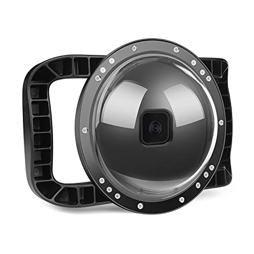 Dôme étanche pour GoPro 10 et 9, port double poignée plongée sous-marine 45m
