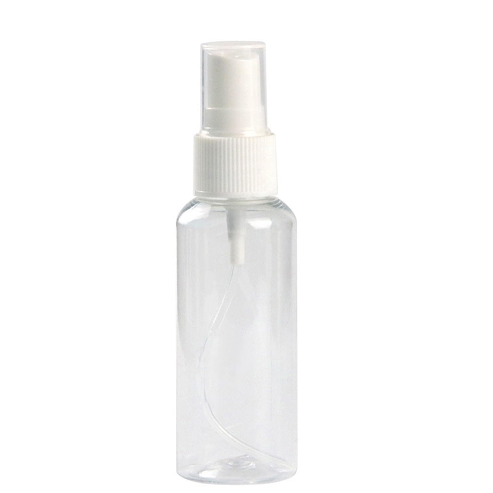 Hshduti Spray Bottle, Transparent Fine Mist Sprayer Bottles Plastic Empty Refillable Atomiser With Flip Caps-Bpa Free Pet Plastic,Holiday Travel Bottle 60Ml
