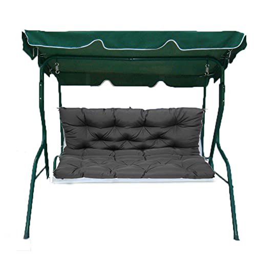 Coussin balancelle imperméable avec dossier rembourré pour mobilier de véranda