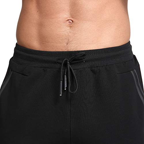 Tansozer Joggingbroek voor heren, trainingsbroek, katoen, fitnessbroek met zakken met ritssluiting - Image 6