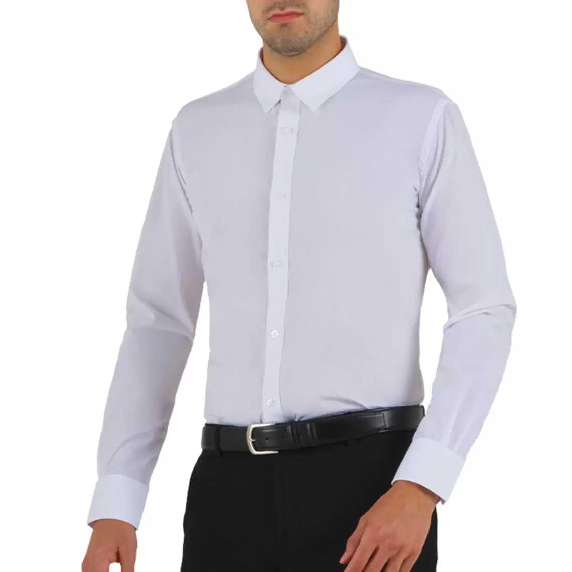 Mister Patch Camicia a Manica Lunga, Un Evergreen Ideale per ristoranti, alberghi e Bar. Disponibile in Bianco e Nero.