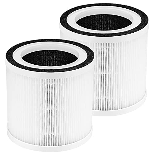 LINNIW Lot de 2 filtres HEPA H13 de rechange compatibles avec les pufiers d'air TCL Breeva A1/A1W Cover