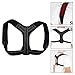 BIUDECO Posture Corrector Back Brace for Neck and Shoulders, Adjustable Black L Size Back Posture Correcter for Men and Women, Hunchback Support for Daily Use
