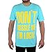 Dont Hassle Me,  Im Local Shirt, Turquoise and Yellow, Large