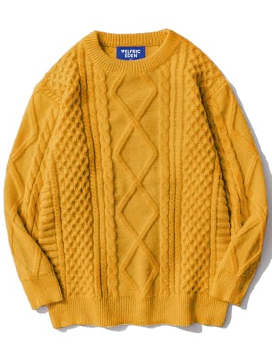 Aelfric Eden Cable Knit Sweater Men Oversized Rory...