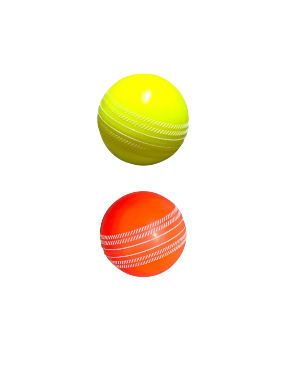 CRAZX I-10 PVC Cricket Soft Balls Recommended for Indoor/Outdoor Street, Beach & Cricket (Pack of 6) 2