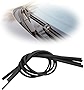 4 Pack Windshield Wiper Blades Refills, DIY Adjustable Car Windscreen Wiper Rubber Strips, Frameless Window Boneless Insert Silicone Strips, Car Accessories Universal for Car, Truck, SUV (25.59Inch)
