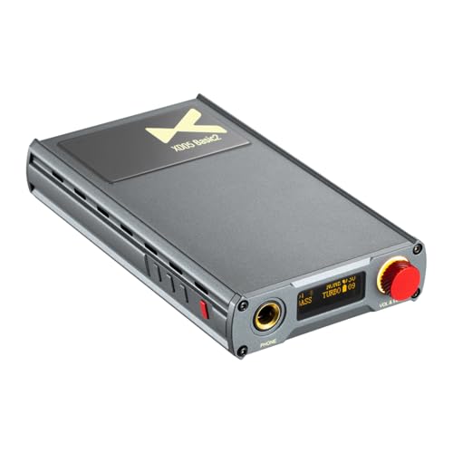 xDuoo XD05 Basic 2 Portable Headphone Amplifier, 750mW*2 HiFi USB DAC Amp, Bluetooth 5.4 LE Audio LDAC Amplifiers, DSD256 32Bit/384kHz MQA Decoding Amps with EQ Ajustment