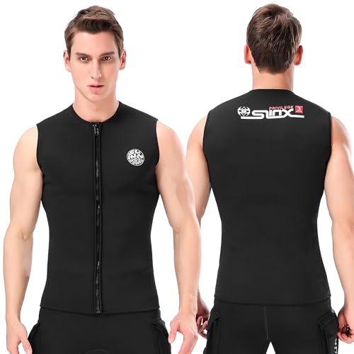Top de Neopreno Outdoor Unisex 3MM Sin Mangas para Buceo, Surf, Windsurf y Kitesurf miniatura 5
