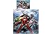AYMAX S.P.R.L. Parure de Lit Réversible Disney Avengers - Housse de Couette 140x200 cm + Taie d'oreiller 65x65 cm, 100% Coton