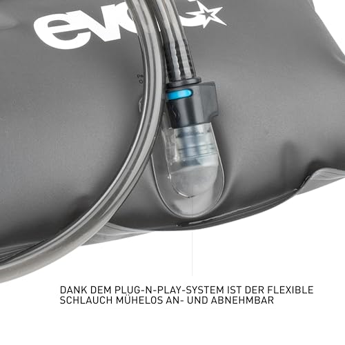 EVOC Hydration Bladder Trinkblase für den Rucksack (1,5l, 2l, oder 3l Fassungsvermögen, auslaufsicher, leicht zu befüllen, Flexibler Schlauch, Beißventil, einfache Reinigung, Schadstofffrei) – Bild 6