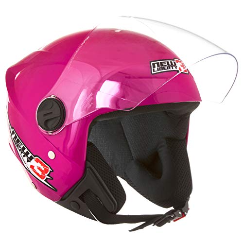 Pro Tork Capacete New Liberty Three 56 Rosa