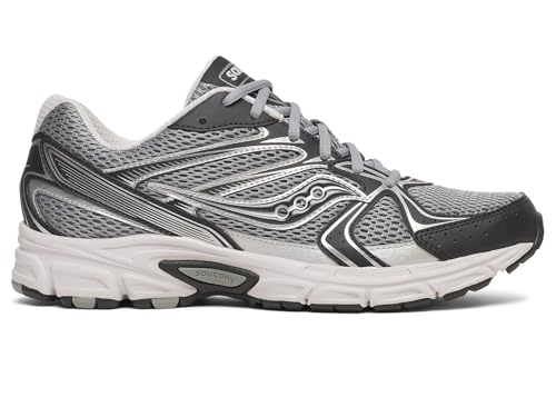 Image of Saucony Unisex Ride Millennium Sneaker, Grey /Black, 7