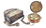 The New Antique Store - Compass with Case/Gift for Son/to My Son Gifts/Mom to Son Gift (to My Son)