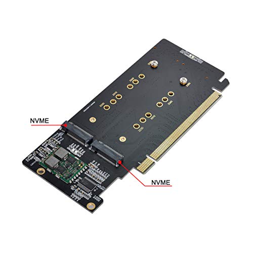 Xiwai 4X NVME M.2 AHCI a PCIE Express 3.0 Gen3 X16...