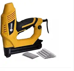 Grampeador e Pinador Elétrico F15 e grampo de 8 a 16mm Profissional 220V Com 100 Pinos F15 e 400 Grampos de 14 mm