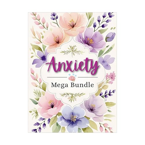 Krmoau Libro de Salud Mental | Cuaderno para Bienestar Emocional con Portada Floral | Diario Guiado para Desarrollo Personal Enfoque Crecimiento Laboral y Gestión Emocional