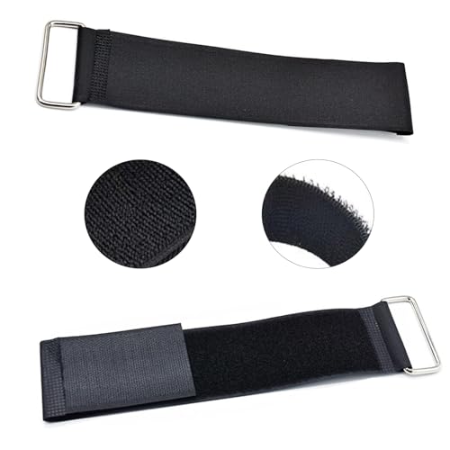 Image of 1 Pair 50cm Universal Overlength Rowing Machine Foot Straps Elliptical Machine Pedals Straps Rowing Machine Pedal Trainer Straps Leg Training for Fitness Home Sports Office Accessories
