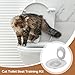 Cat Toilet Trainer Kit, No-Drill, Easy Setup, 39x36.5x26cm, Litter Training Tool, Suction Cup Cat Toilet, Suction Cup Base, for Kittens, Cats, & Apartment Settings