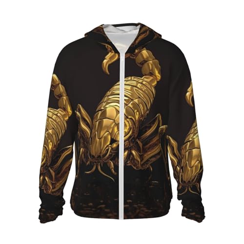 Chemise de soleil femme UPF 50+ à capuche Gold Scorpion