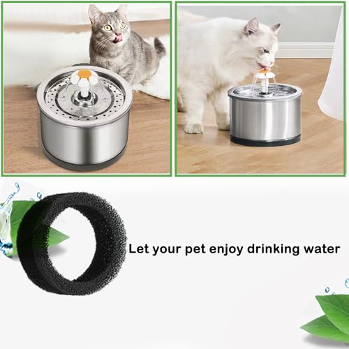 Filtro de espuma para fuente de agua para mascotas 16 packs miniatura 2