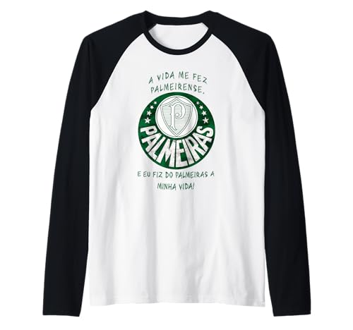 Camiseta Palmeiras Brasil Fútbol Camiseta Manga Raglan