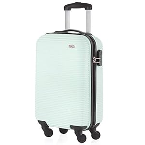 TravelZ Horizon Handbagagekoffer – 54cm Handbagage Trolley met gevoerde binnenkant – Mint