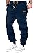 Meilicloth Herren Jogginghose Warme Gefütterte Trainingshose Sporthose Fitness Jogger Sweatpants Trainingshose Herren mit Taschen Regular Fit Marine Blau M Ort mit günstig Kaufen-Meilicloth Herren Jogginghose Warme Gefütterte Trainingshose Sporthose Fitness Jogger Sweatpants Trainingshose Herren mit Taschen Regular Fit Marine Blau M