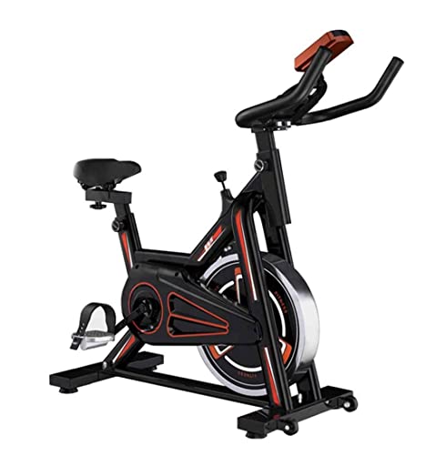 Image of Stationary Exercise Bike Indoor Cycling Bike for Cardio Workout with Comfortable Seat Cushion LCD Monitor for Home Training Bike Super Mute