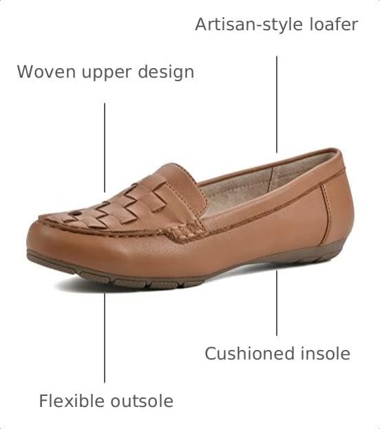 Image of CLIFFS BY WHITE MOUNTAIN Women's Giver Cushioned Loafer Flat