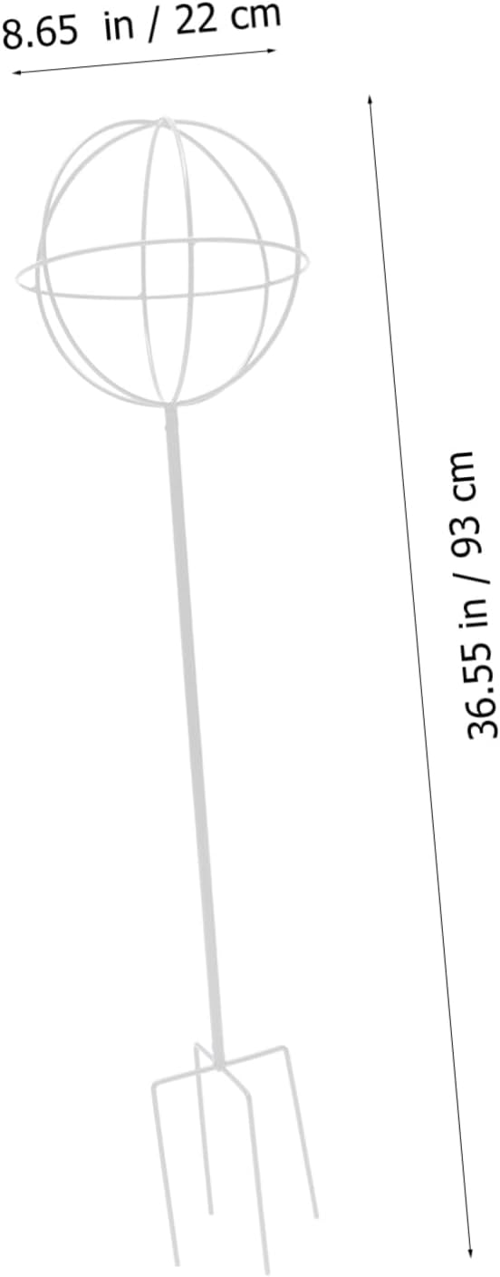 Ball-Shaped Plant Support Trellis for Gardening Sturdy Vine Climbing Rack Adjustable Height for Supporting Flowers and Climbing Plants Random Color