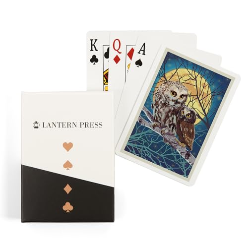 Owl and Owlet, naipes de póker, 52 cartas