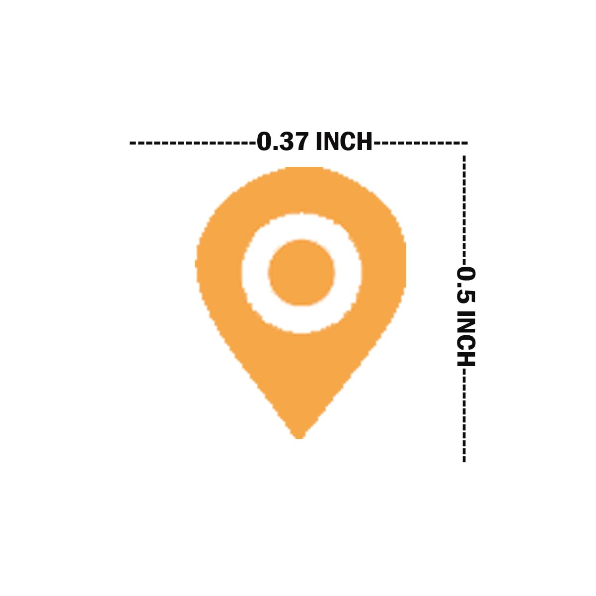 Map Location Stickers - Waterproof Removable, Colored Map Pointers, 100 Pcs - Image 2